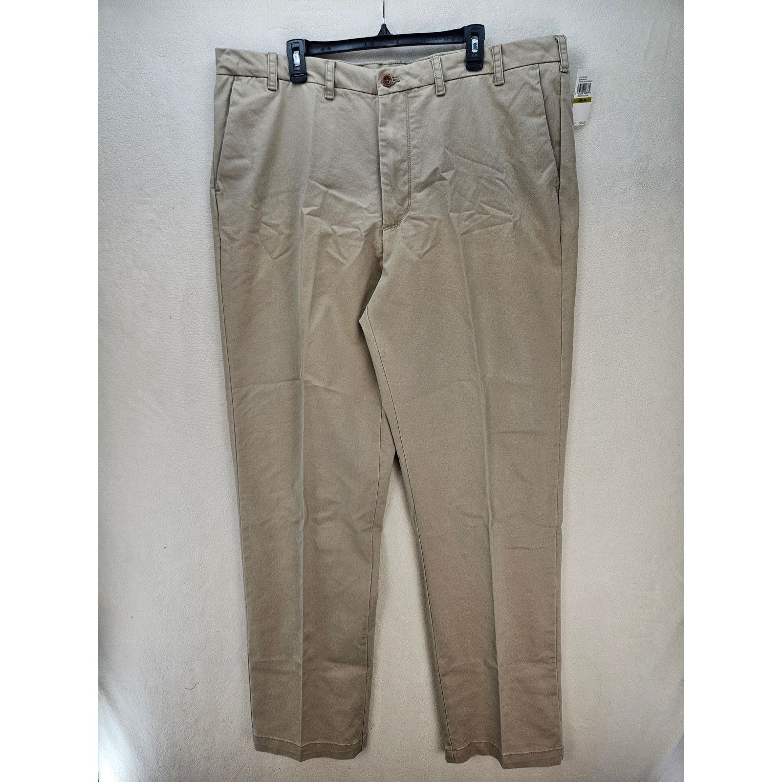 Izod IZOD MEN'S 44X36 STRAIGHT PERFORMANCE STRETCH CEDERWOOD KHAK Size US 44 / EU 60 - 1 Thumbnail