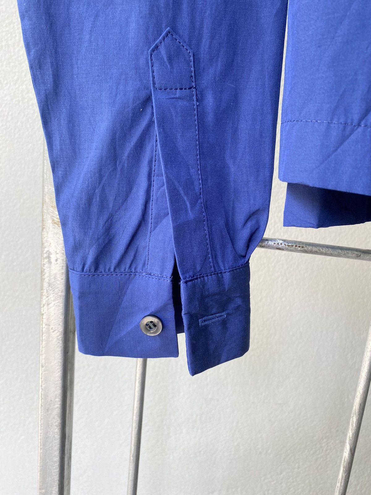Japanese Brand Avant Le Temps Women Navy Blue Long Sleeve Shirt Size XS / US 0-2 / IT 36-38 - 7 Thumbnail