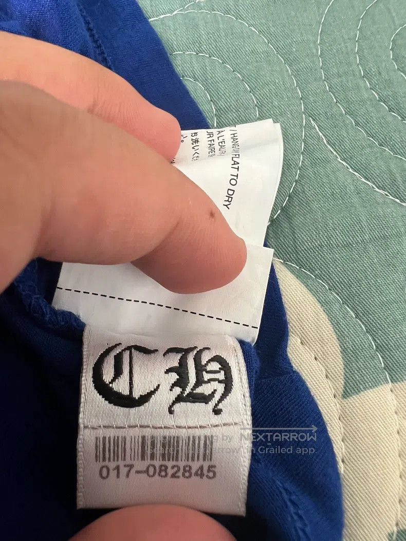 Chrome Hearts CHROME HEARTS Size S Klein blue star Sanskrit scroll V-neck Size US S / EU 44-46 / 1 - 9 Thumbnail