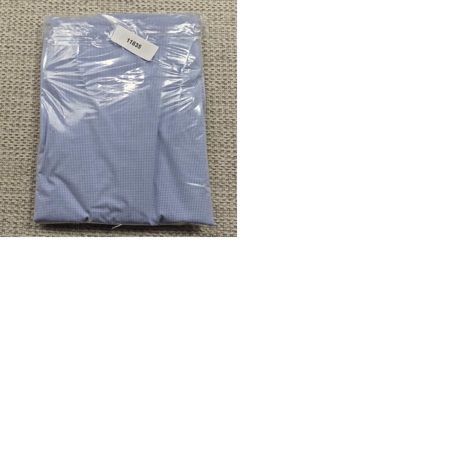 Tailorbyrd TAILORBYRD Shirt Mens 2XL Blue Check Long Sleeve Button Front Cotton Casual Size US XXL / EU 58 / 5 - 10 Thumbnail