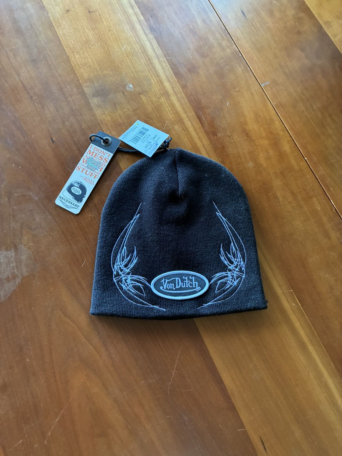 Von Dutch Von Dutch black beanie Size ONE SIZE - 1 Thumbnail