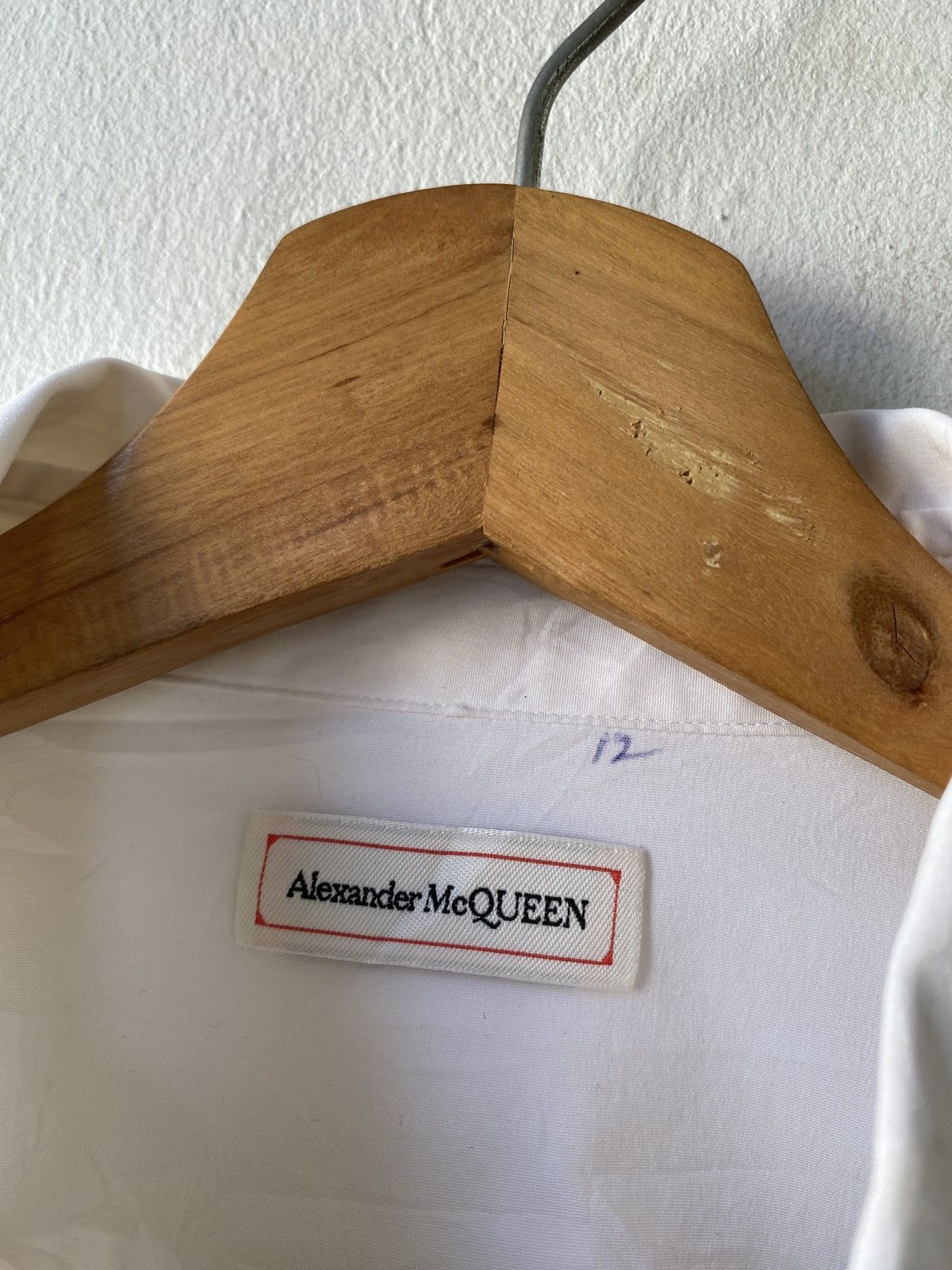 Alexander McQueen Alexander McQueen Stich Logo Button Up Shirt Size US L / EU 52-54 / 3 - 9 Thumbnail