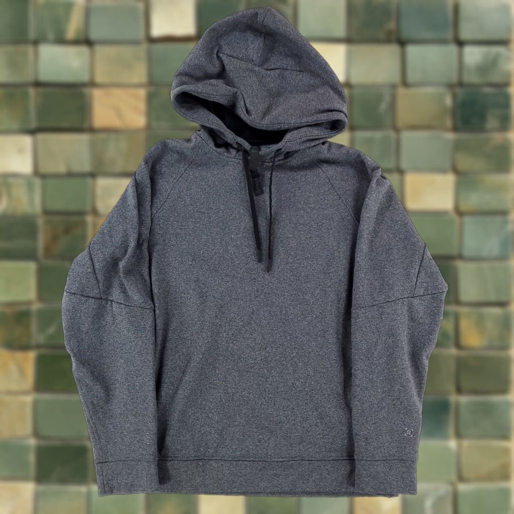 Lululemon Lululemon Hoodie City Sweat Pullover Sweatshirt Drawstring Gray Mens S Size US S / EU 44-46 / 1 - 1 Thumbnail