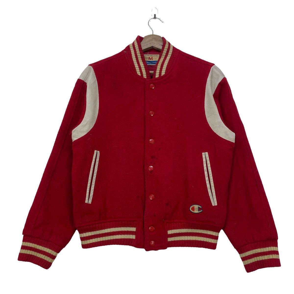Champion Vintage Champion Usa Varsity Jacket Size US S / EU 44-46 / 1 - 1 Thumbnail