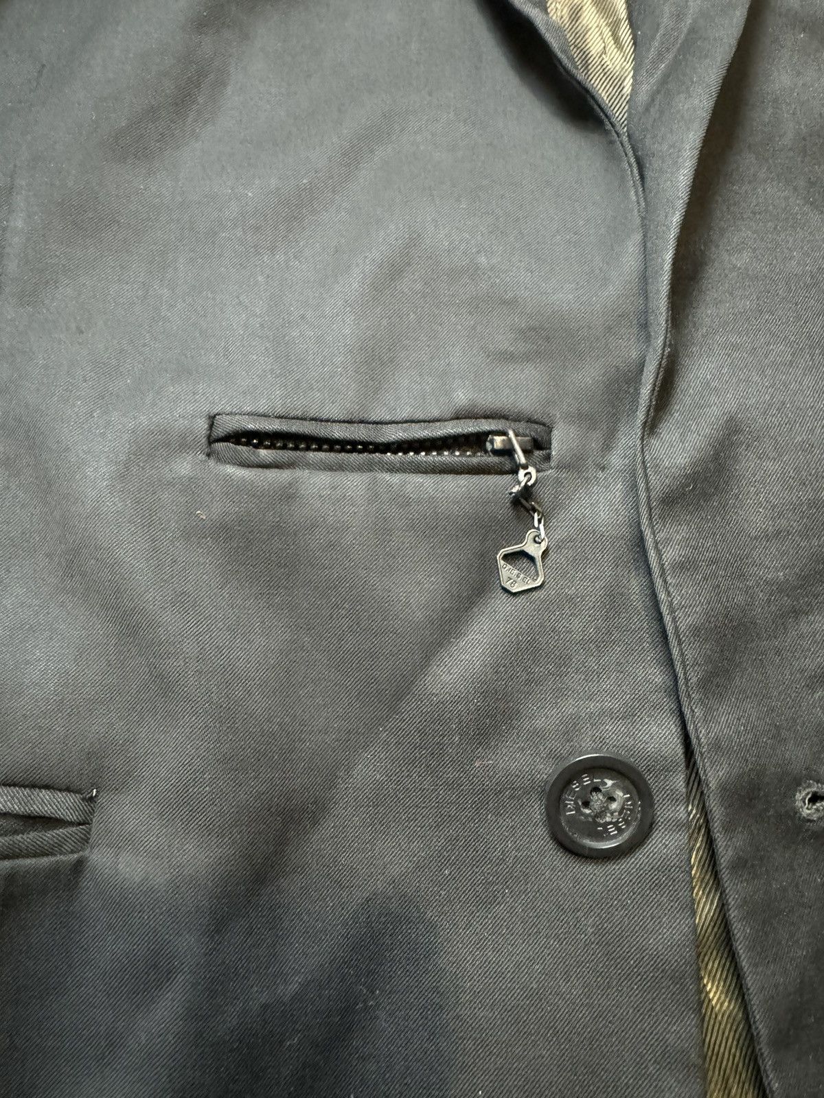 Diesel × Vintage Vintage Diesel Avantgarde Blazers Contractor Size 42R - 3 Thumbnail