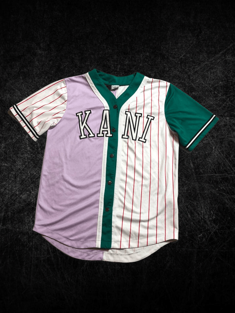Karl Kani KARL KANI Big Logo College Baseball Jersey T Shirt Size US S / EU 44-46 / 1 - 1 Thumbnail