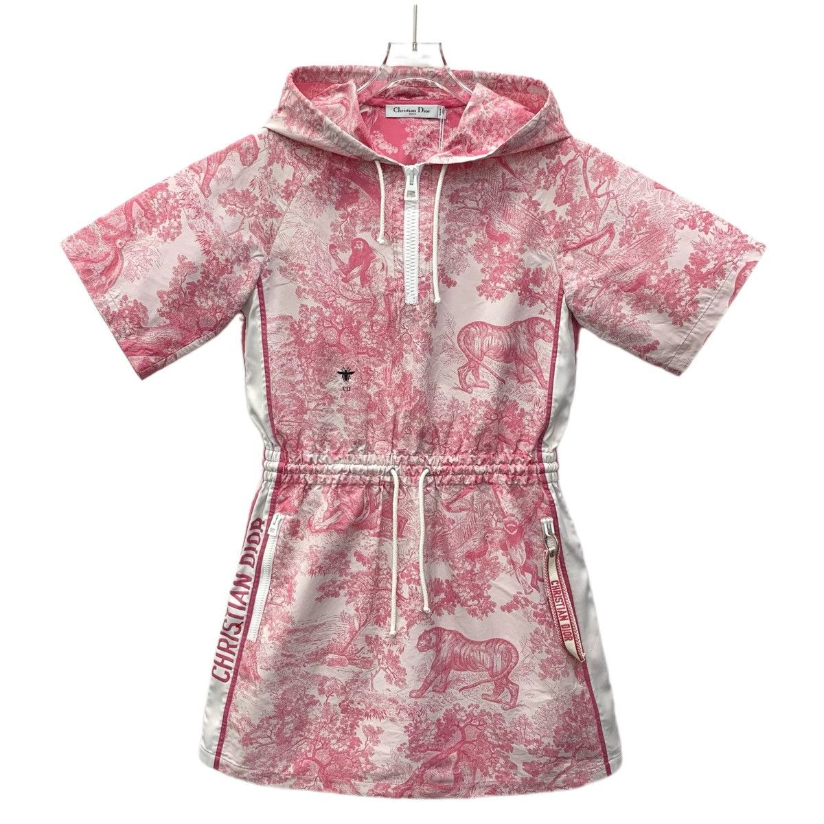 dior short hooded dress Christian Dior Short Hooded Dress Navy Dior Oblique Jacquard  Coco  Approved Studio