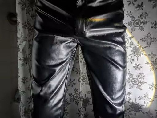 Other Black PU Leather Skinny Pants – Sleek, Stylish, and Bold Size US 35 - 7 Thumbnail
