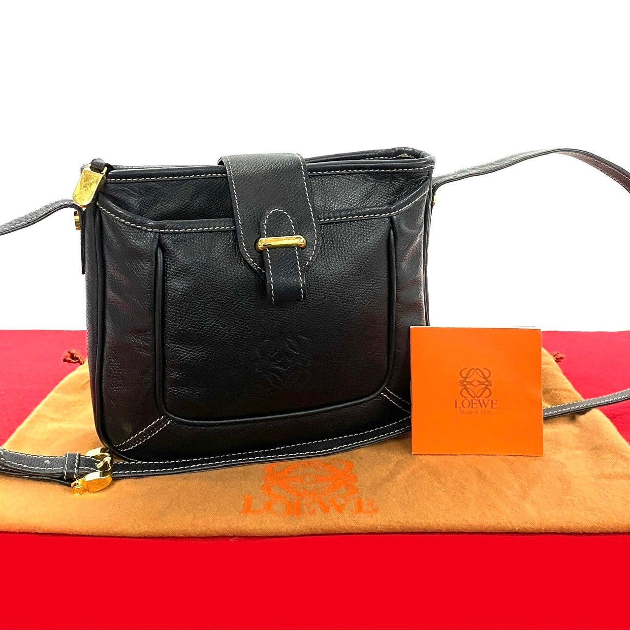 Loewe Loewe Shoulder Bag Blue Leather Size ONE SIZE - 1 Thumbnail