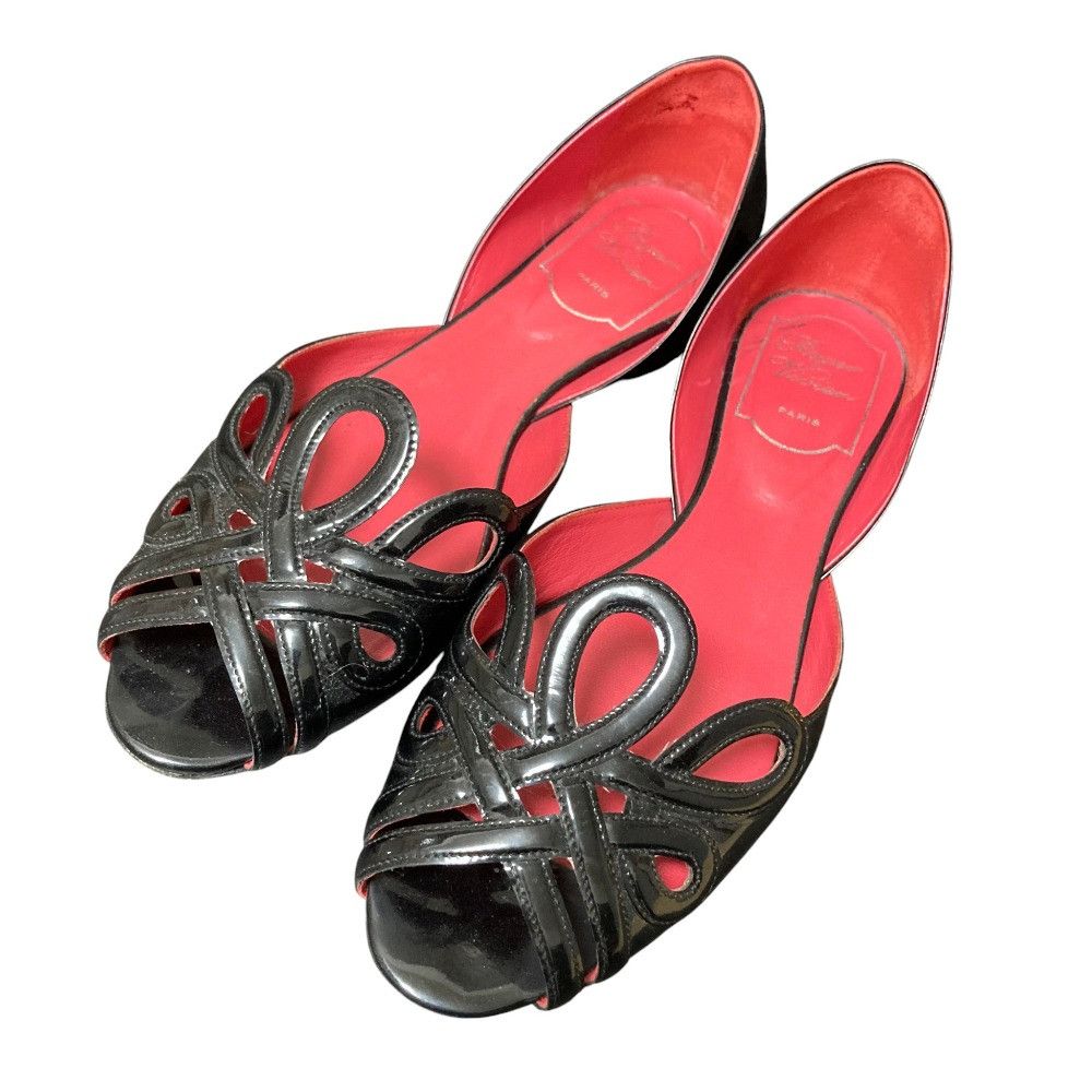 Roger Vivier Roger Vivier Roger Vivier DORSAY SEXY CHOC FLAT Flat Shoes Leather Shoes DUTY FREE for USA Size ONE SIZE - 1 Thumbnail