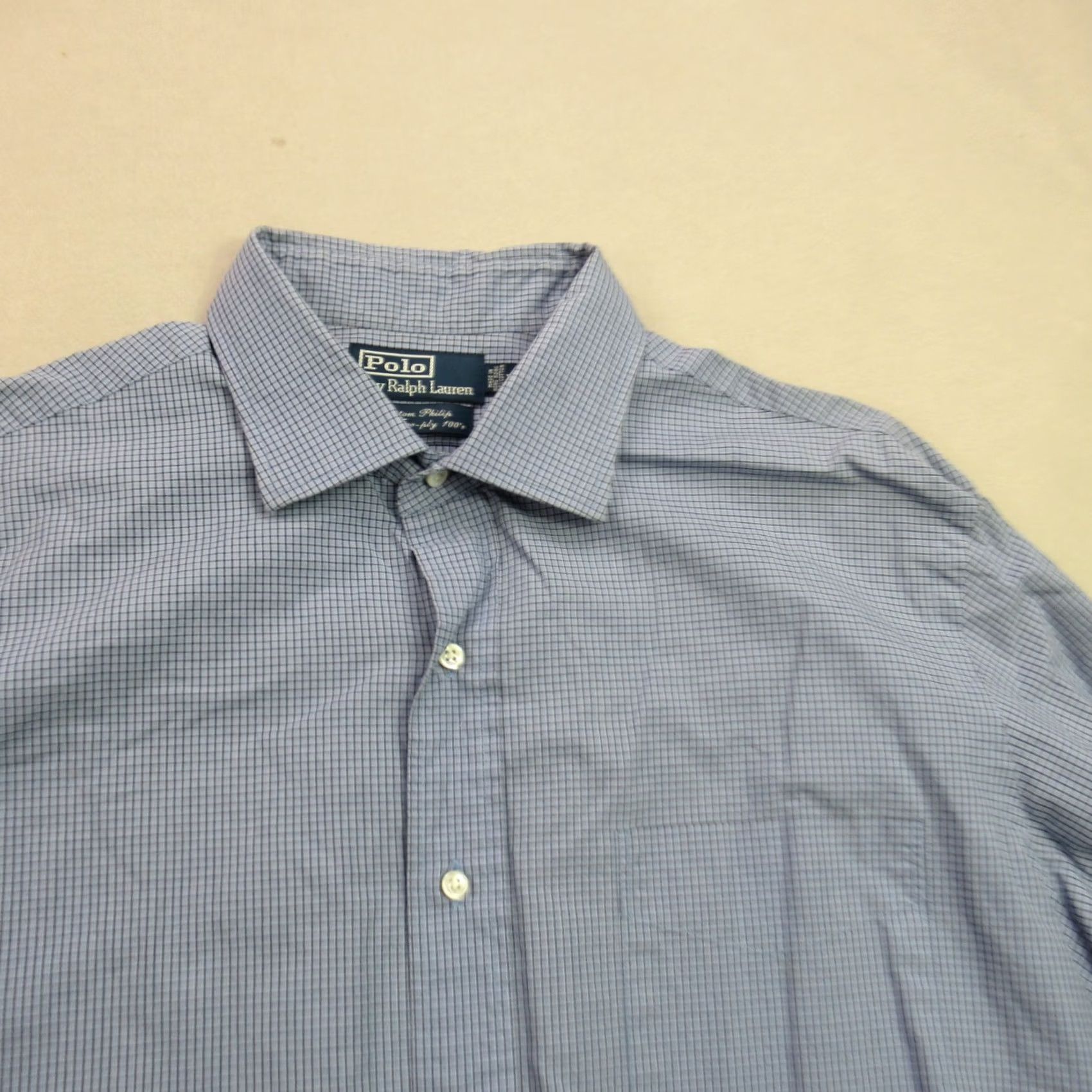 Polo Ralph Lauren Polo Ralph Lauren Shirt Mens XL Long Sleeve Button-Up Blue Checks Casual Size US XL / EU 56 / 4 - 2 Thumbnail