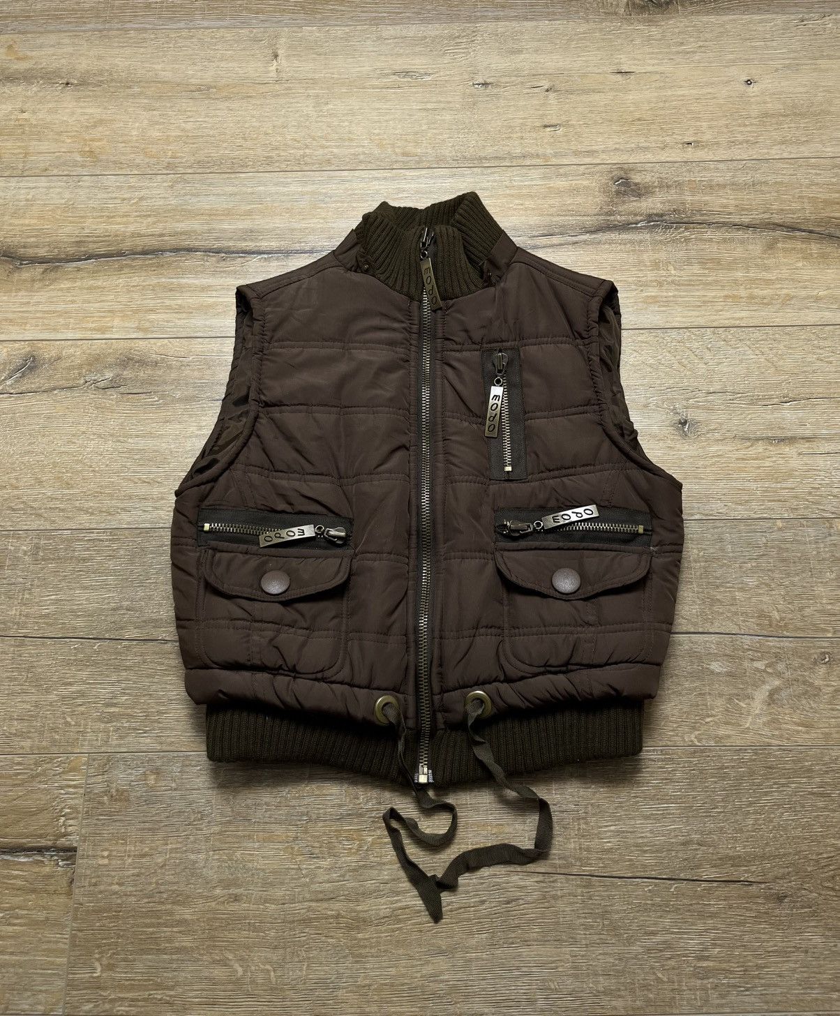 Hysteric Glamour Avant Garde Y2K Fur Hood Zip Vest 00s Size US S / EU 44-46 / 1 - 14 Thumbnail