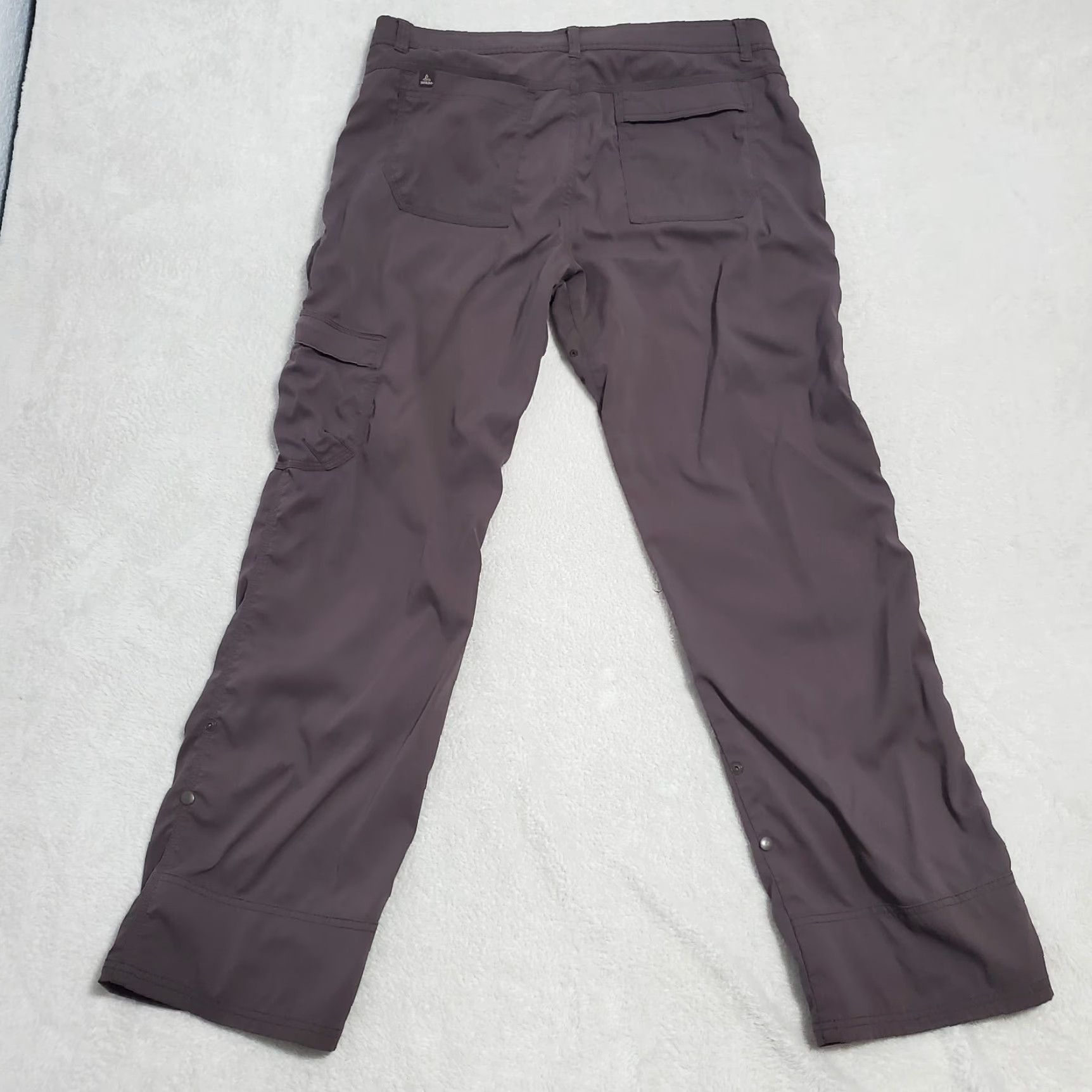 Prana Prana Pants Men LRGx32L Brown Cargo Hiking Lightweight Roll Up Leg Outdoor Size US 33 - 2 Thumbnail
