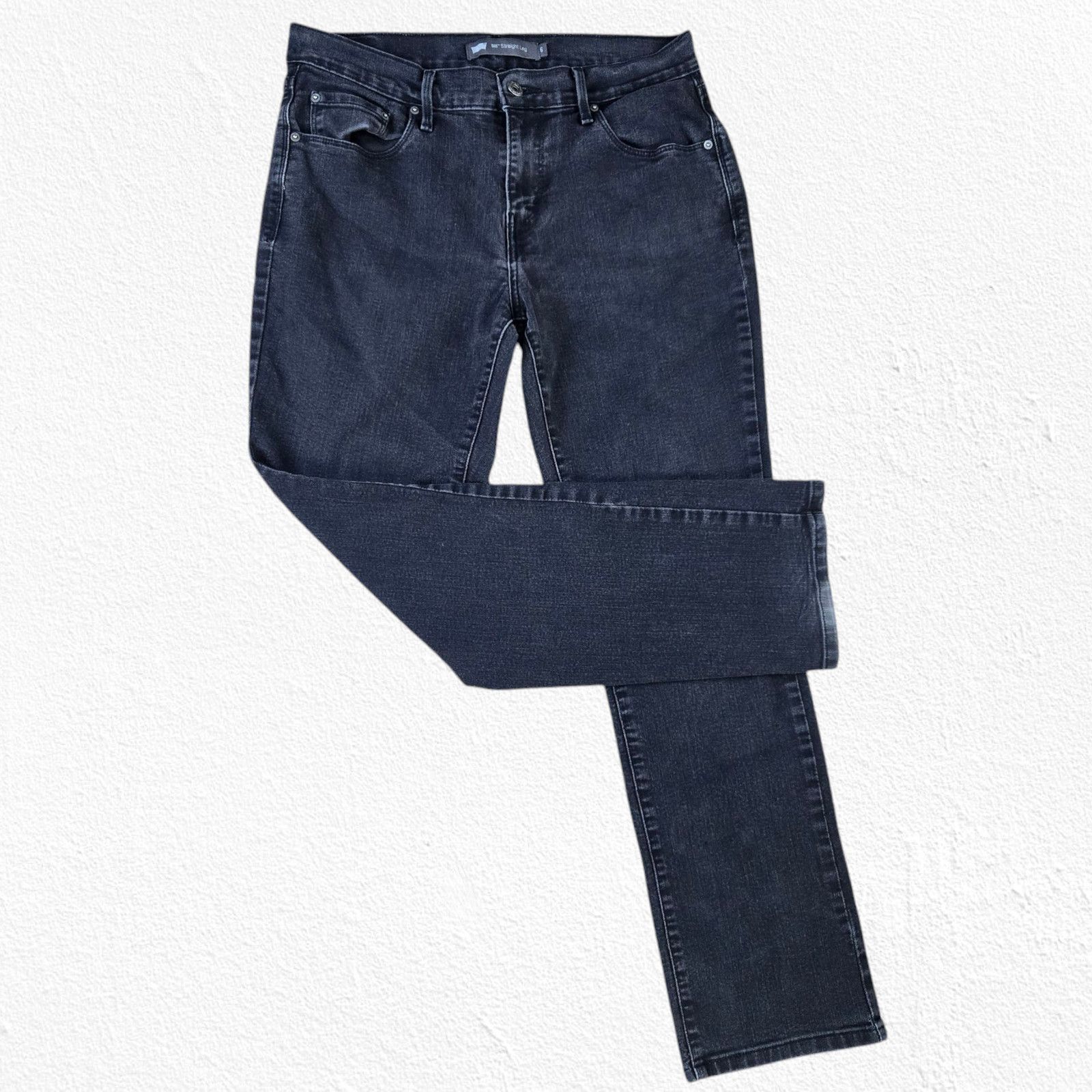 Levi's Levi's 505 Black Straight Leg Jeans Size 6 Size 28" / US 6 / IT 42 - 10 Thumbnail