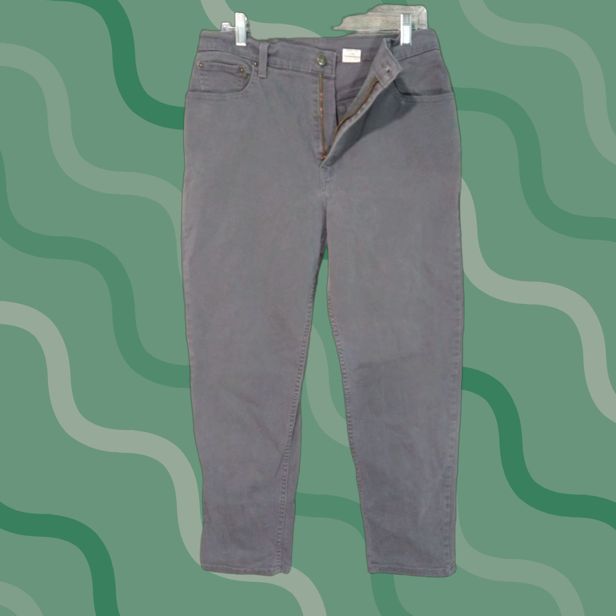 Levi's VINTAGE Levi's 550 Jeans Womens 14 Gray Denim Relaxed Tapered Fit 90s Size 36" / US 14 / IT 50 - 1 Thumbnail