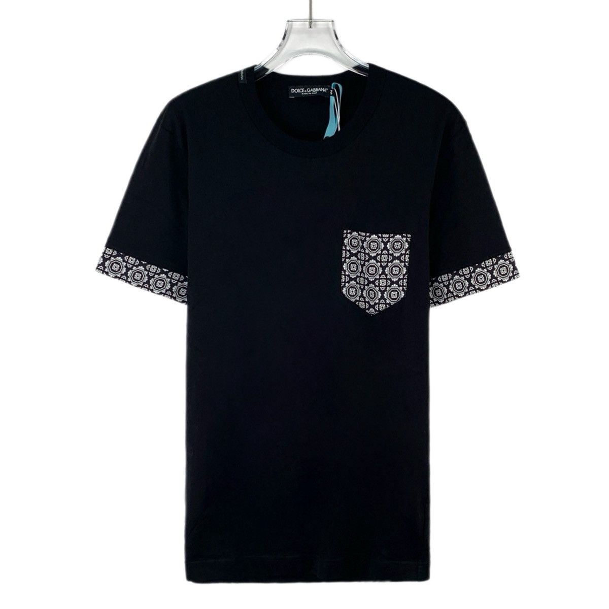 Dolce & Gabbana Dolce & Gabbana Floral Trim Short Sleeve T-Shirt K26WX Size US XS / EU 42 / 0 - 1 Thumbnail