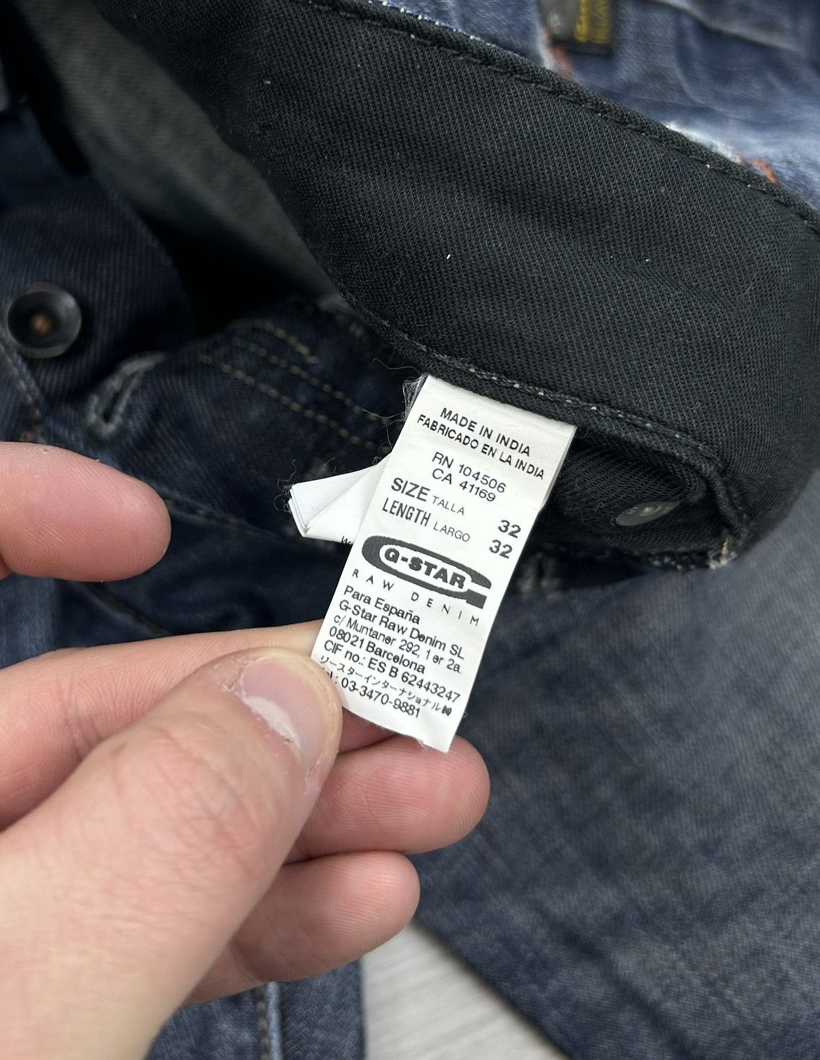 G-Star × Vintage G Star Raw Vintage Denim Jeans Size 32 Size US 32 / EU 48 - 7 Thumbnail