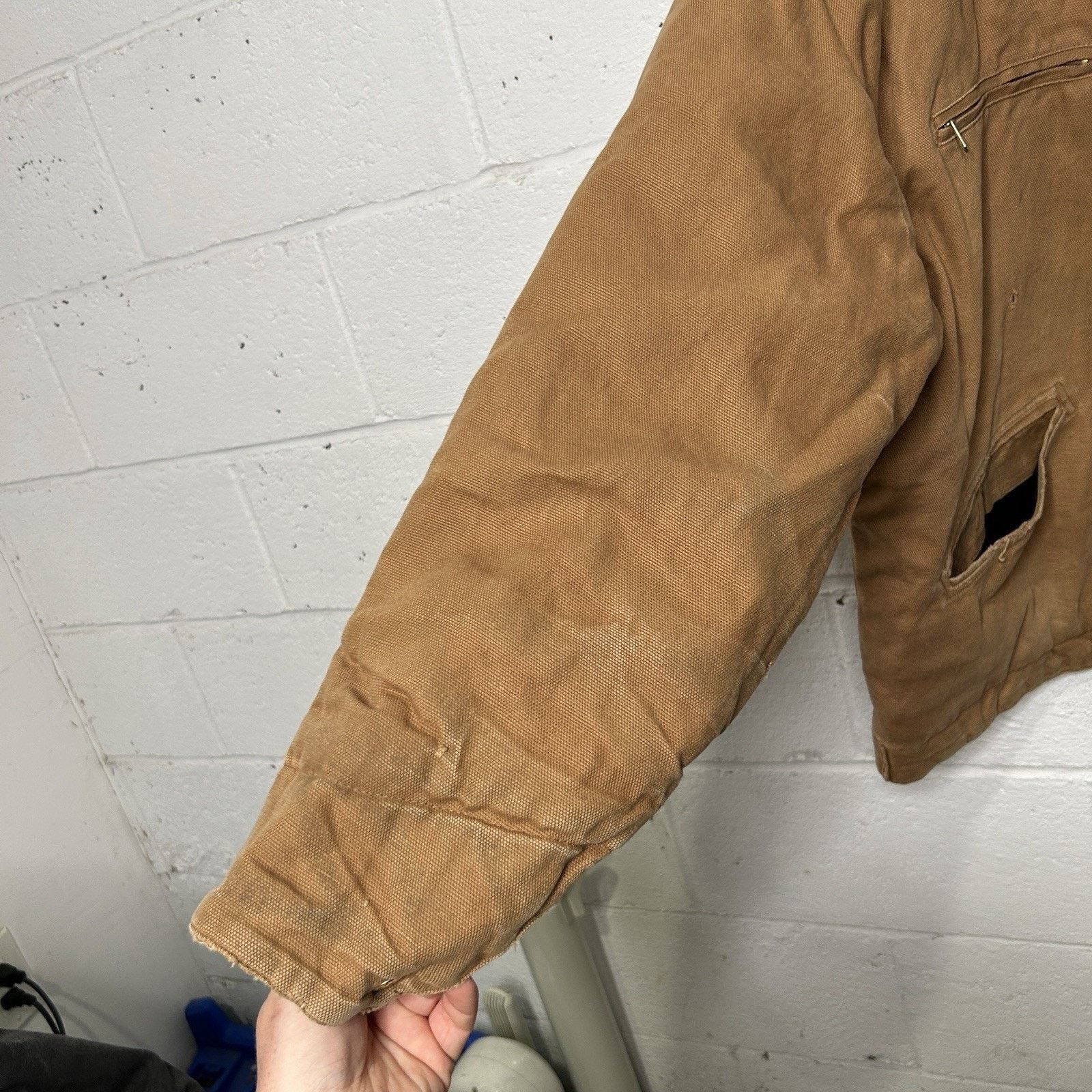Other Vintage Tri-Mountain Quilted Detroit Style Jacket “Tan” Size US L / EU 52-54 / 3 - 7 Thumbnail