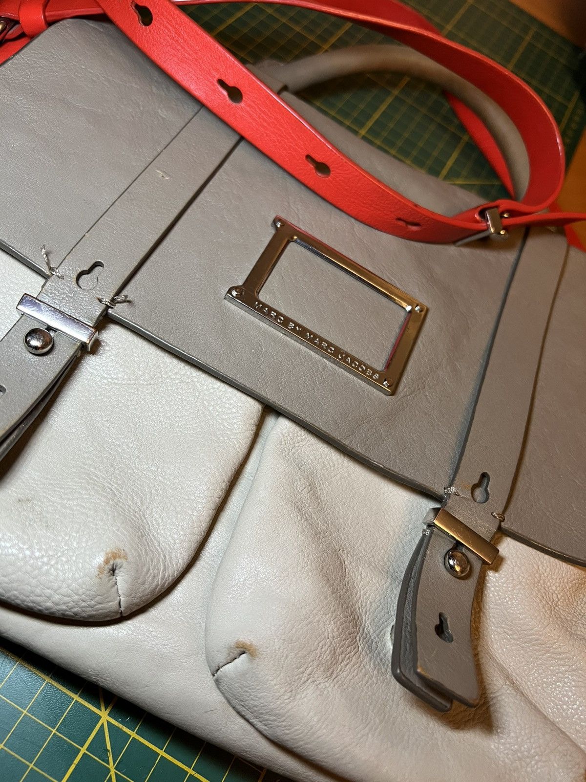 Marc by Marc Jacobs Marc by Marc Jacobs Werdie colour block satchel crossbody Size ONE SIZE - 7 Thumbnail