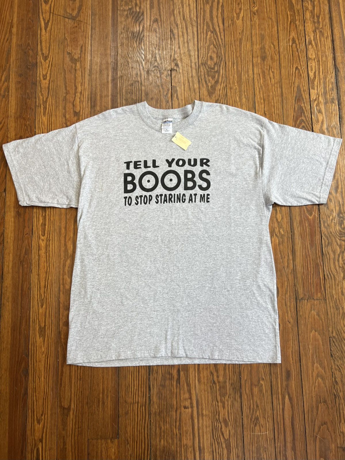 4GSELLER × Vintage Vintage Boobs Tee Sex Parody Vulgar Porn Horny Size US XL / EU 56 / 4 - 2 Thumbnail