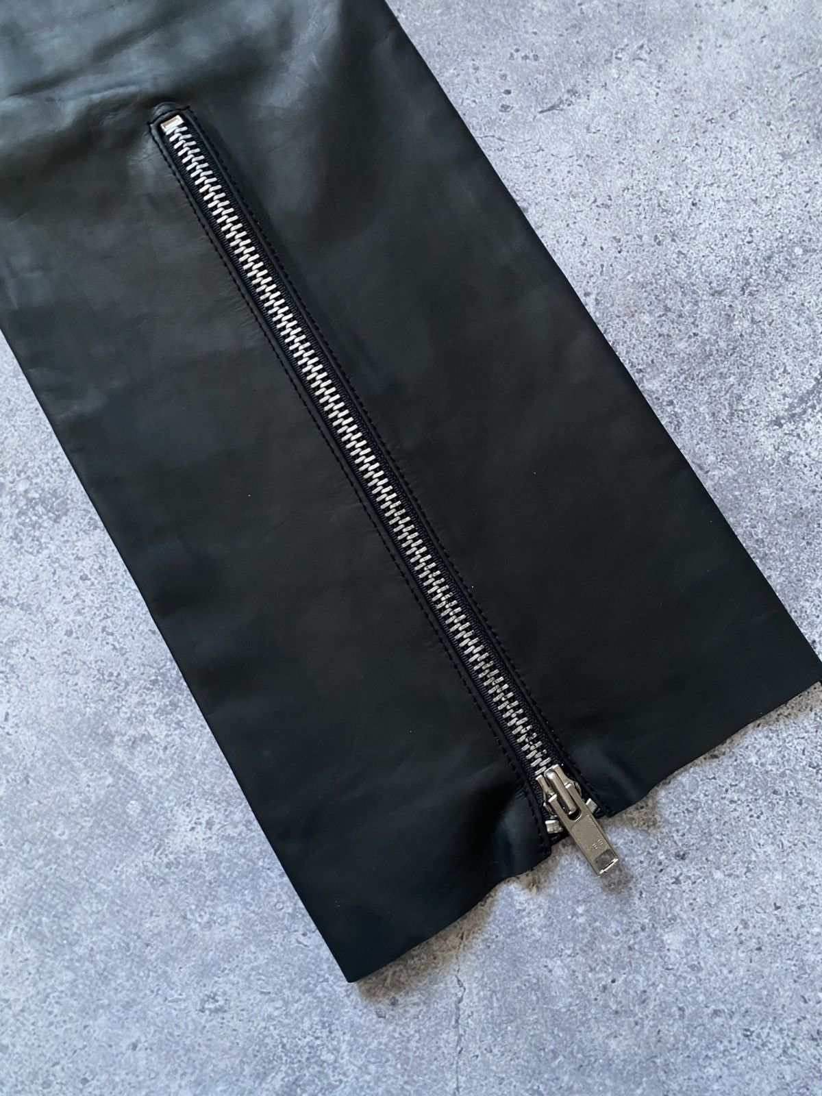 Other Vintage Mavip Leder Pants Leather Avant Garde Biker Moto Size 29" - 17 Thumbnail
