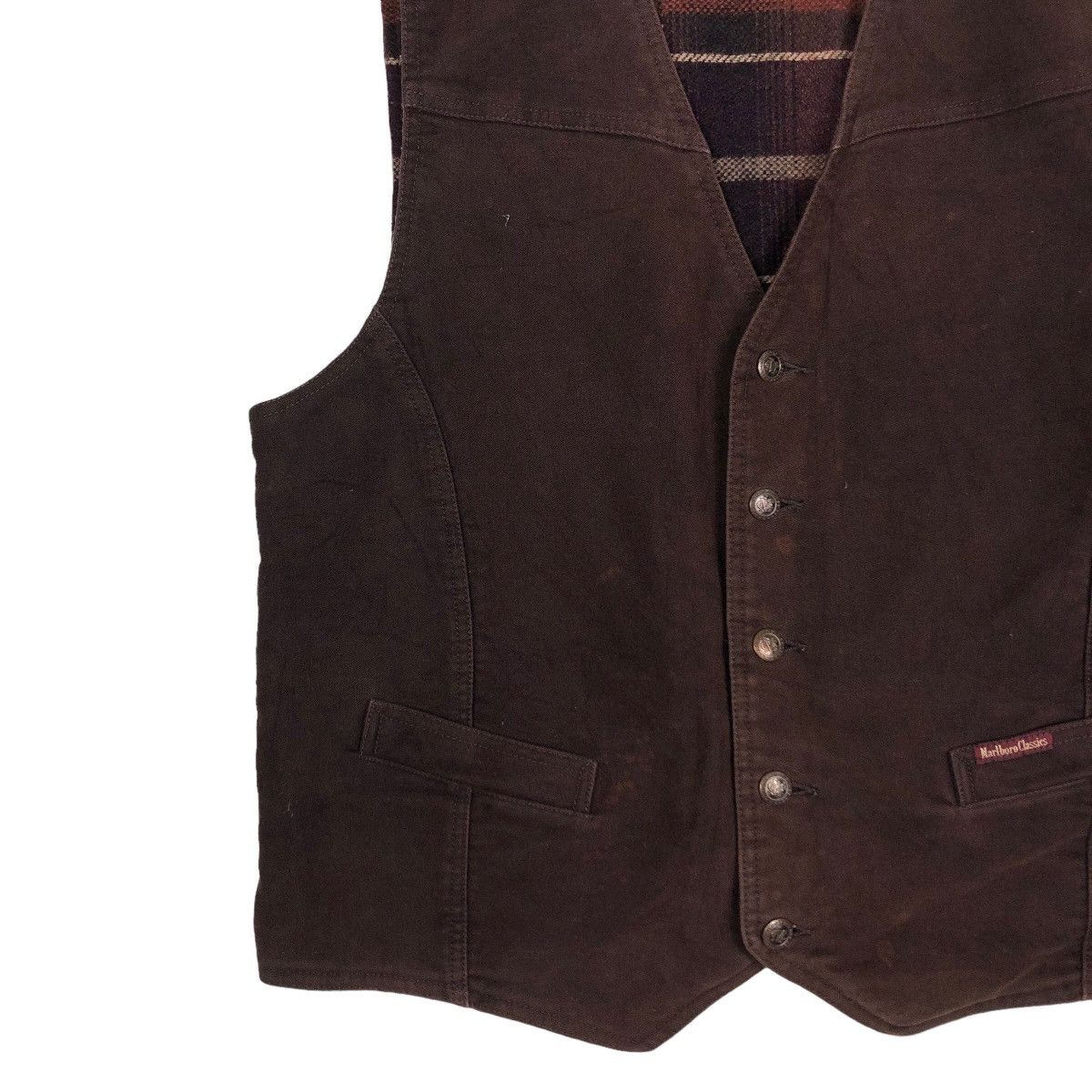Marlboro 🔥Vintage Marlboro Classic Vest Blanket Lining Size US L / EU 52-54 / 3 - 4 Thumbnail