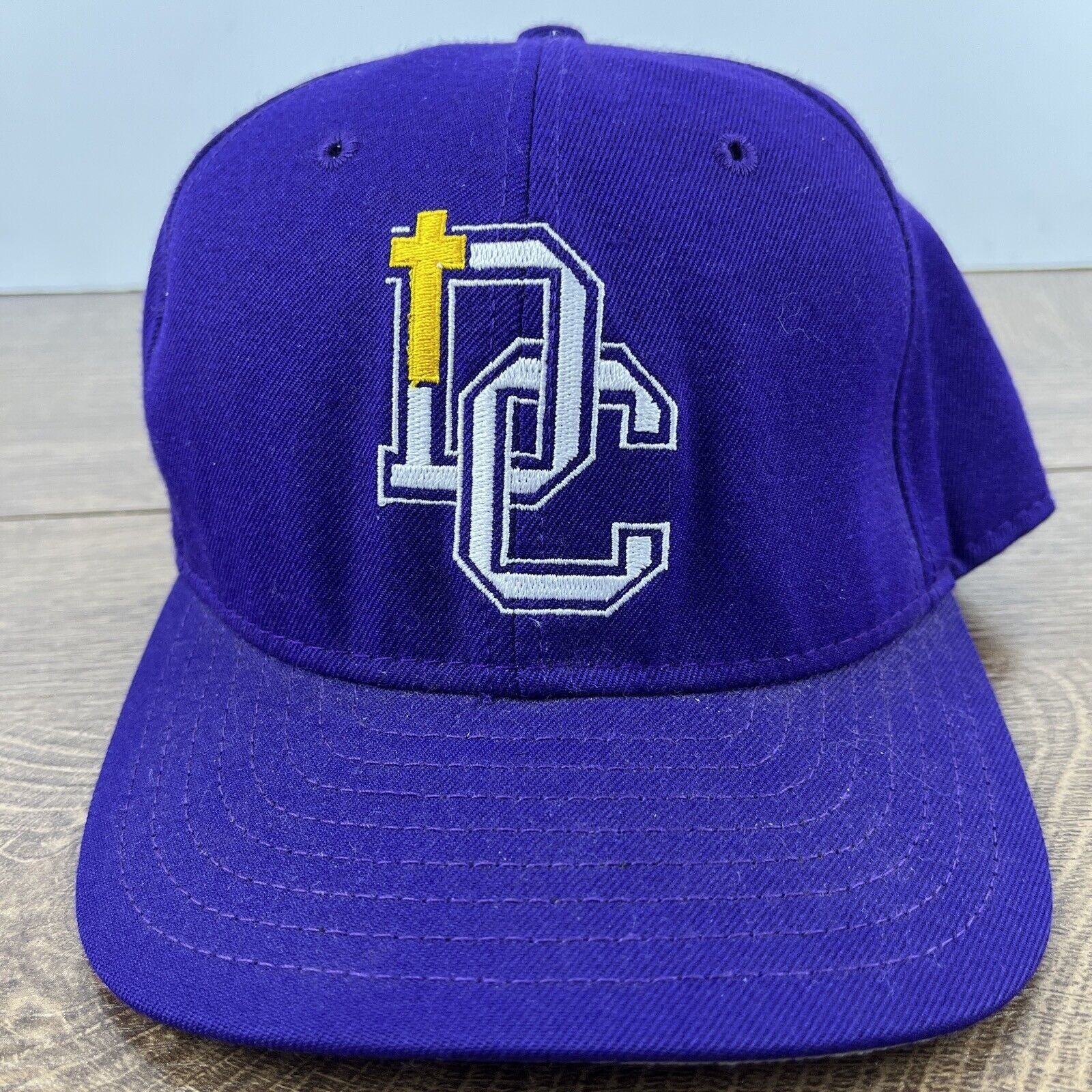 Other Defiance College Hat Yellow Jackets Purple Hat Adjustable Ad Size ONE SIZE - 4 Thumbnail