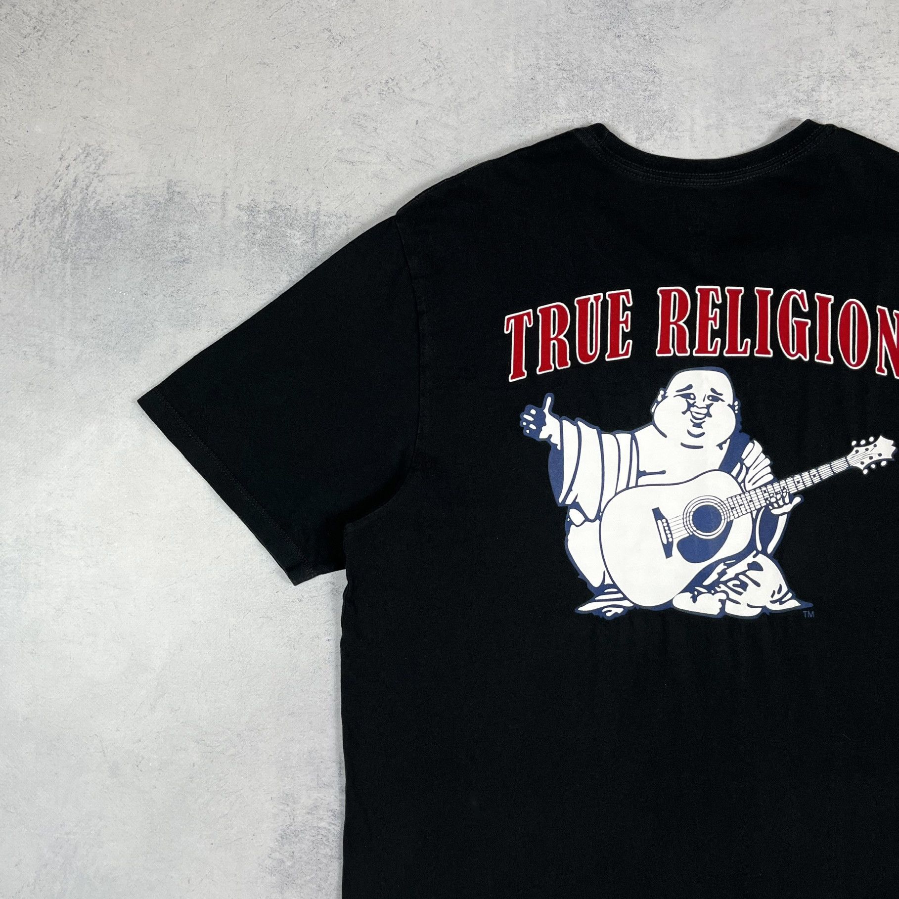 True Religion True Religion Buddha Y2K Big Logo Japanese T Shirt Size US L / EU 52-54 / 3 - 5 Thumbnail