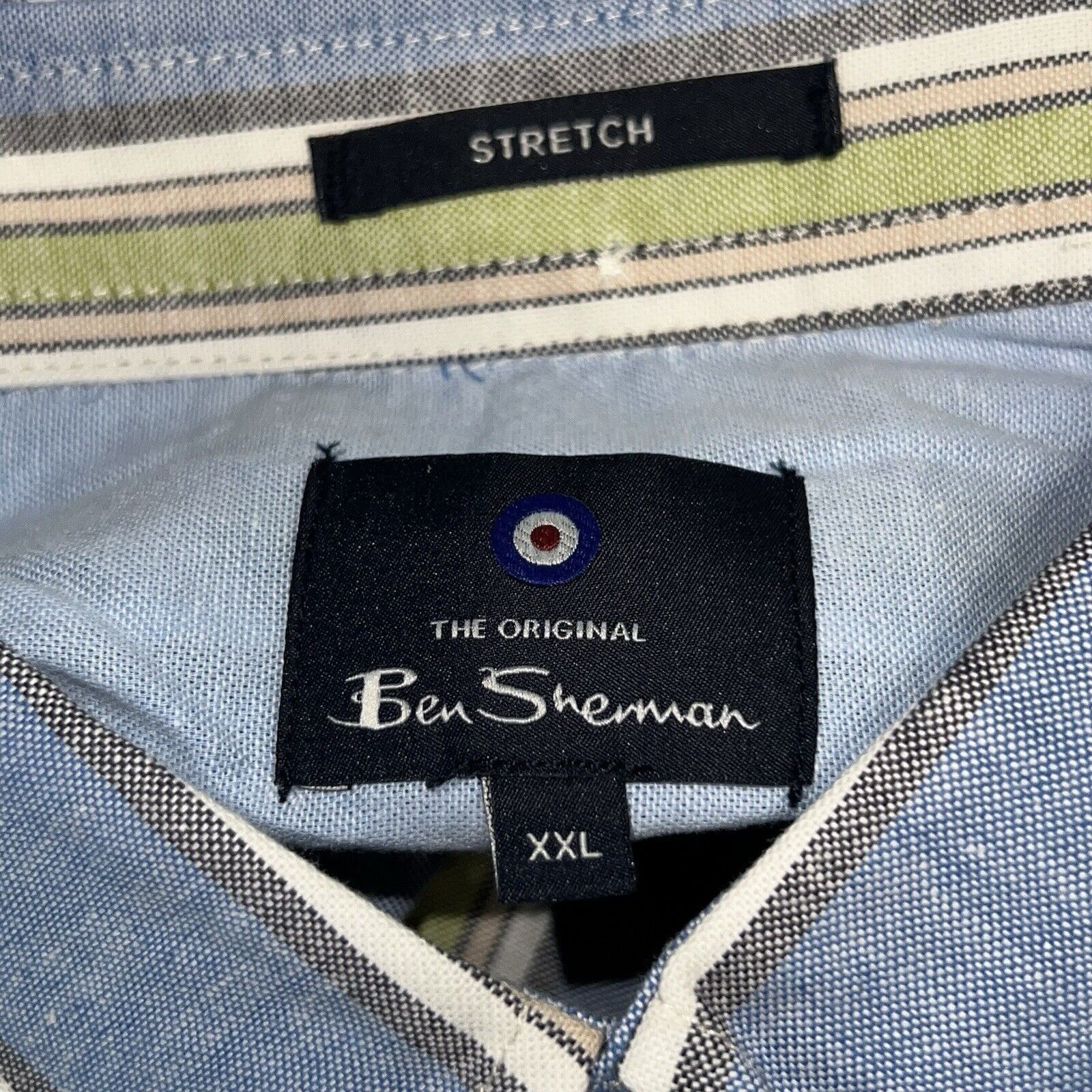 Ben Sherman Ben Sherman Mens Casual Button-Down Stretch Shirt NEW 2XL Size US XXL / EU 58 / 5 - 4 Thumbnail