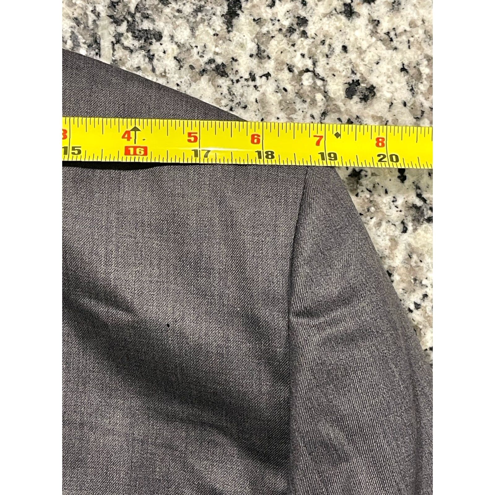Vintage VERSACE COLLECTION Blazer Mens 54 Gray Wool 2-Button Notch Lapel Classic Single-Breasted 4-Button Sleeve Hole Big & Tall Mens Size 54 Gray 90s? Size 54R - 4 Thumbnail