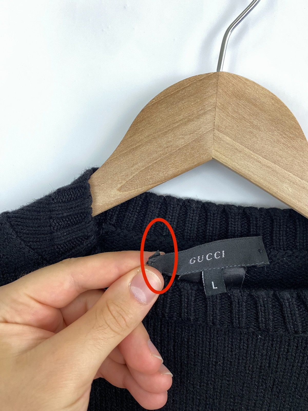 Gucci 🇮🇹 Vintage 90s Gucci Cable Knit Sweaters Retro Rare Hype Y2K Size L / US 10 / IT 46 - 7 Thumbnail