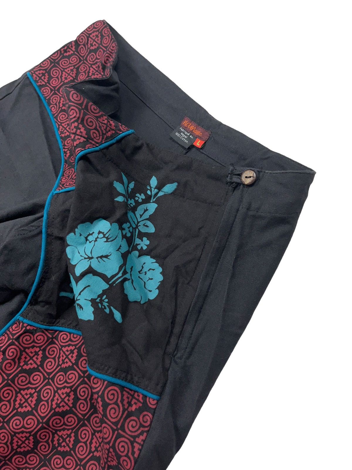 Japanese Brand × Vintage Vintage Nepal Parachute Fit Pants y2k Baggy Size US 34 / EU 50 - 7 Thumbnail