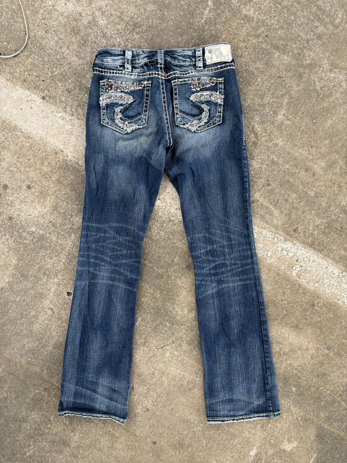 Japanese Brand × Vintage Silver Suki Slim Bootcut Jeans Size US 30 / EU 46 - 1 Thumbnail