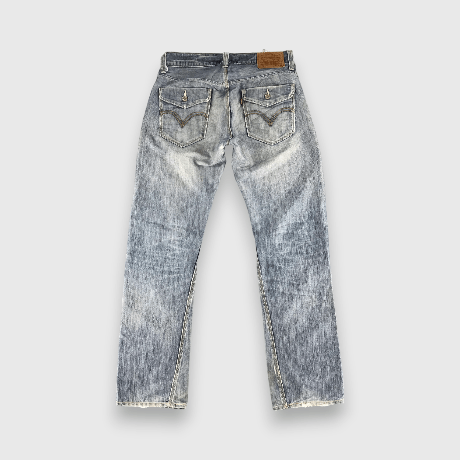Levi's Vintage Levis 514 Jeans Faded Blue -J592 Size US 32 / EU 48 - 2 Thumbnail