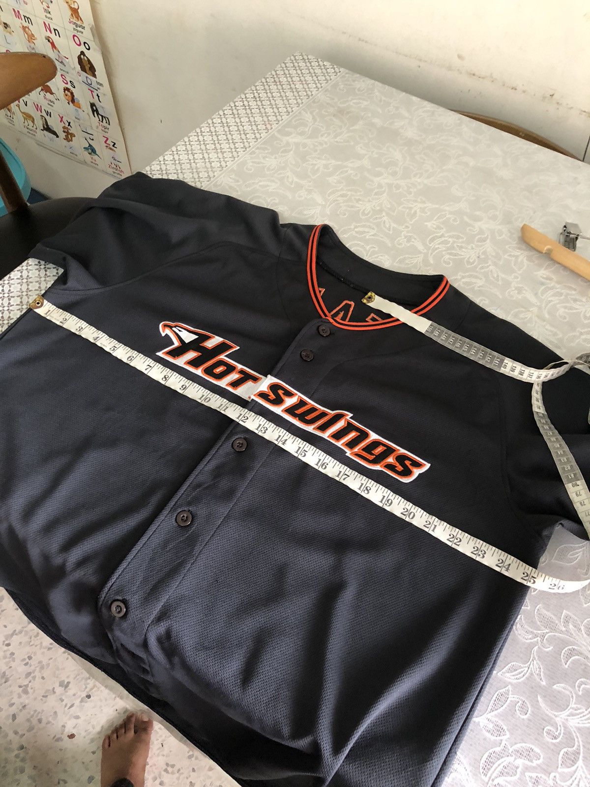 MLB Hot Swings Baseball Clup "JJANG" MLB Jersey HipHop Size US XXL / EU 58 / 5 - 12 Thumbnail