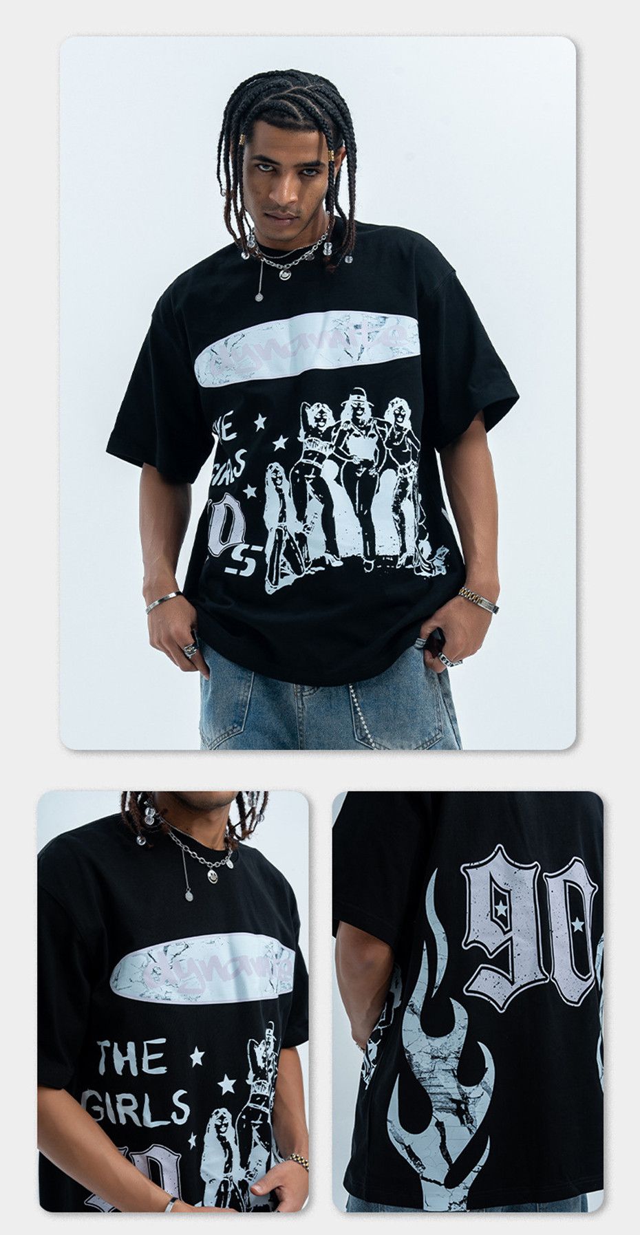 Japanese Brand Streetwear Funny Girl Shirt Size US M / EU 48-50 / 2 - 4 Thumbnail