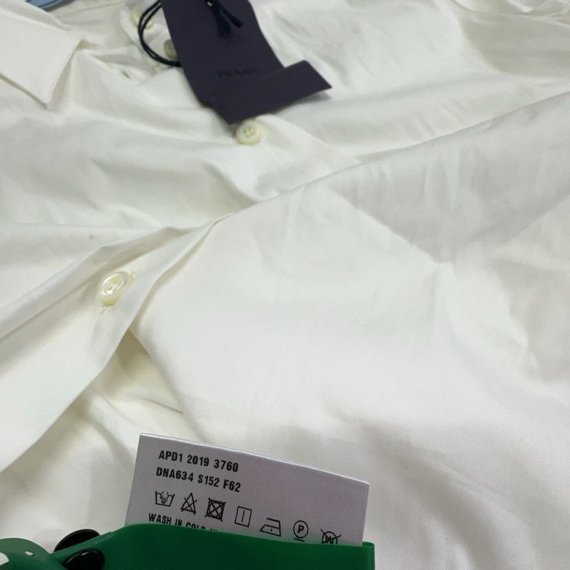 Prada Prada White Long Sleeve Sun Protection Shirt Size US S / EU 44-46 / 1 - 1 Thumbnail