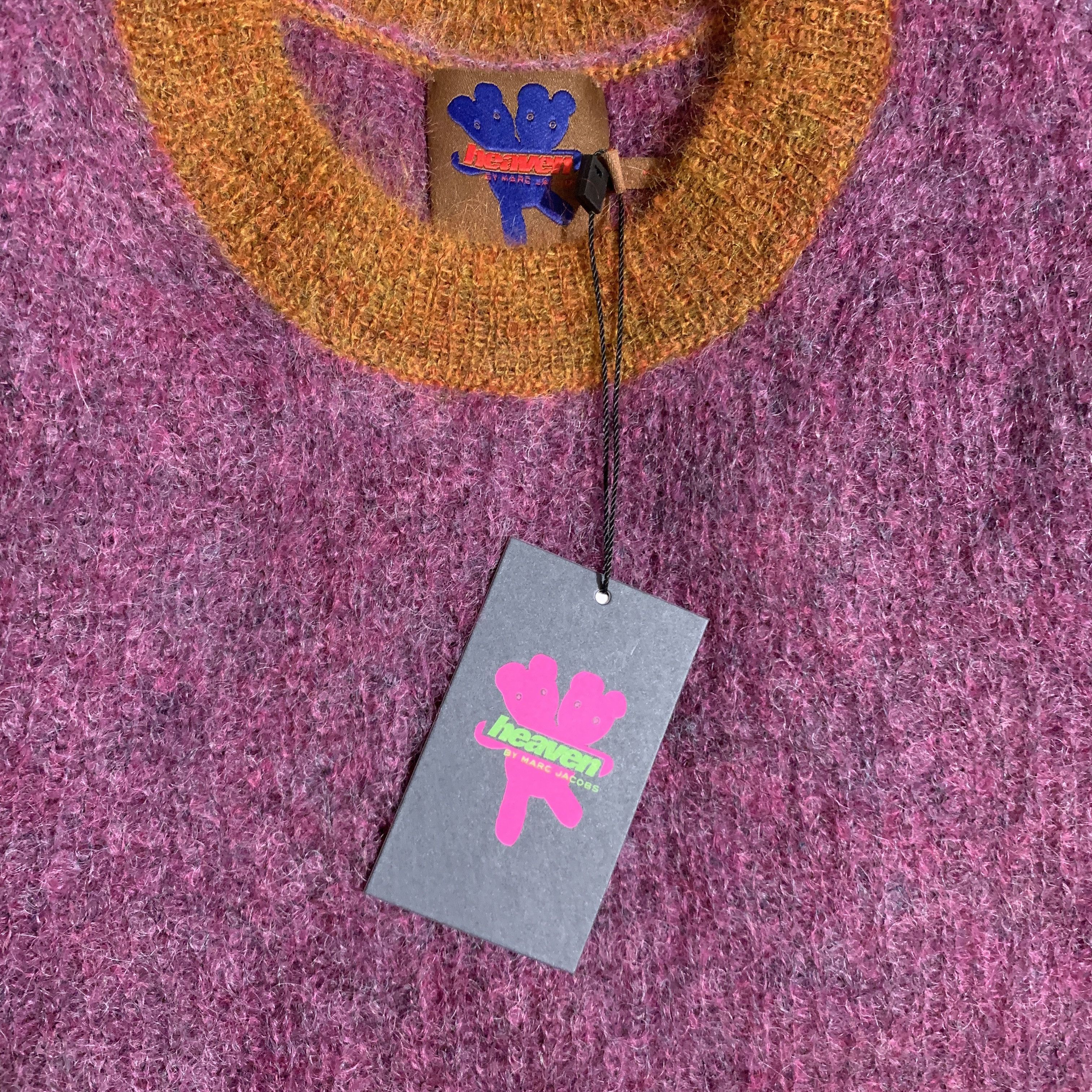 Heaven by Marc Jacobs Mohair Mix Loose Knit Vest Size L / US 10 / IT 46 - 6 Thumbnail