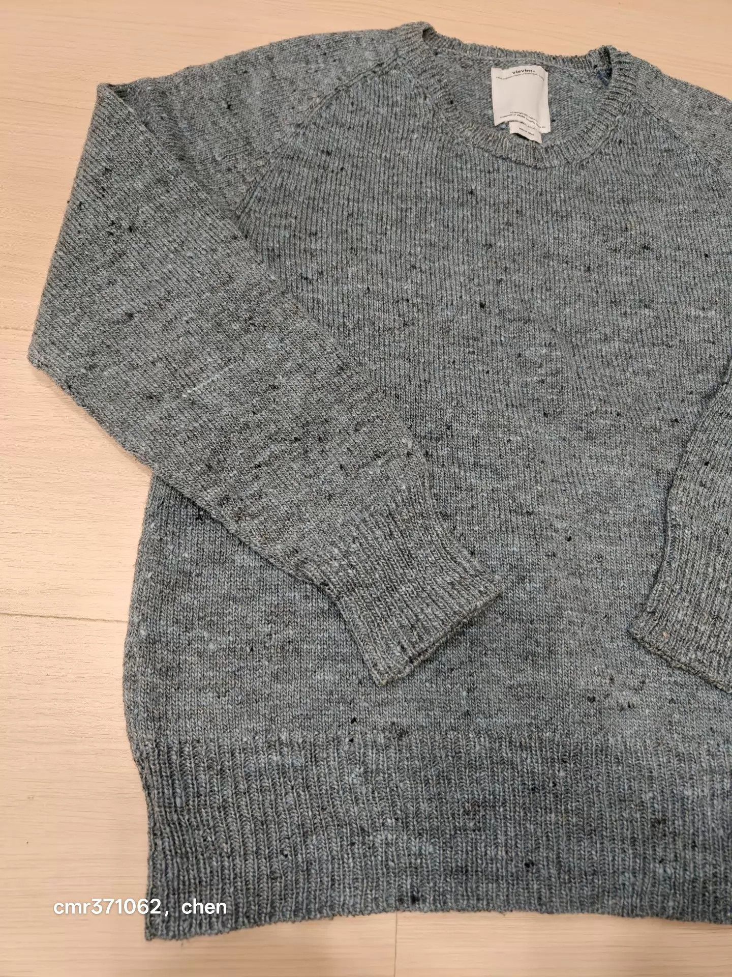 Visvim visvim 17AW COLLEGE KNIT L/S N.D. indigo 2 95New Size US M / EU 48-50 / 2 - 3 Thumbnail