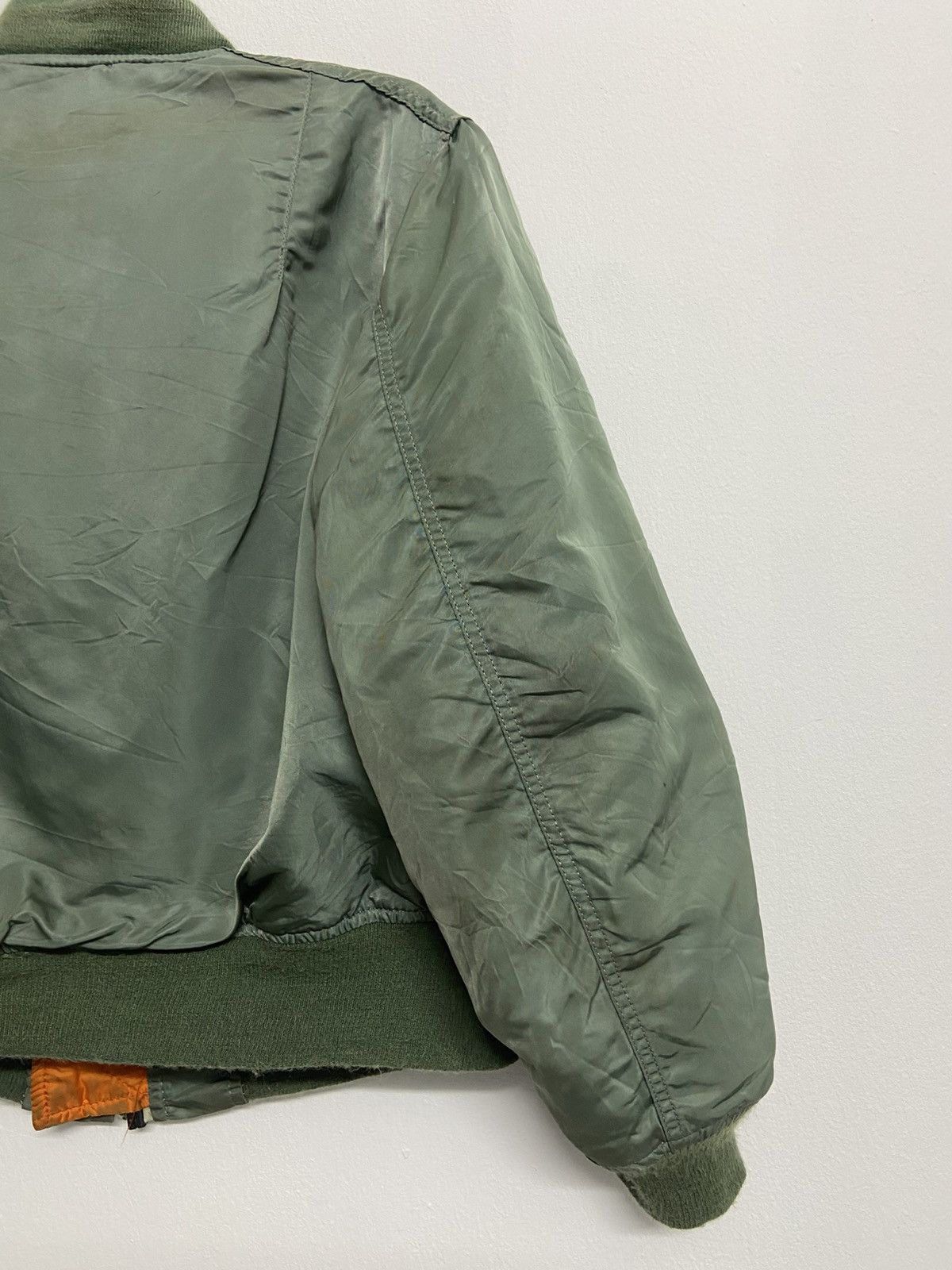 Alpha Industries Vintage 70s Alpha Industries MA1 Flight Bomber Jacket Size US M / EU 48-50 / 2 - 5 Thumbnail