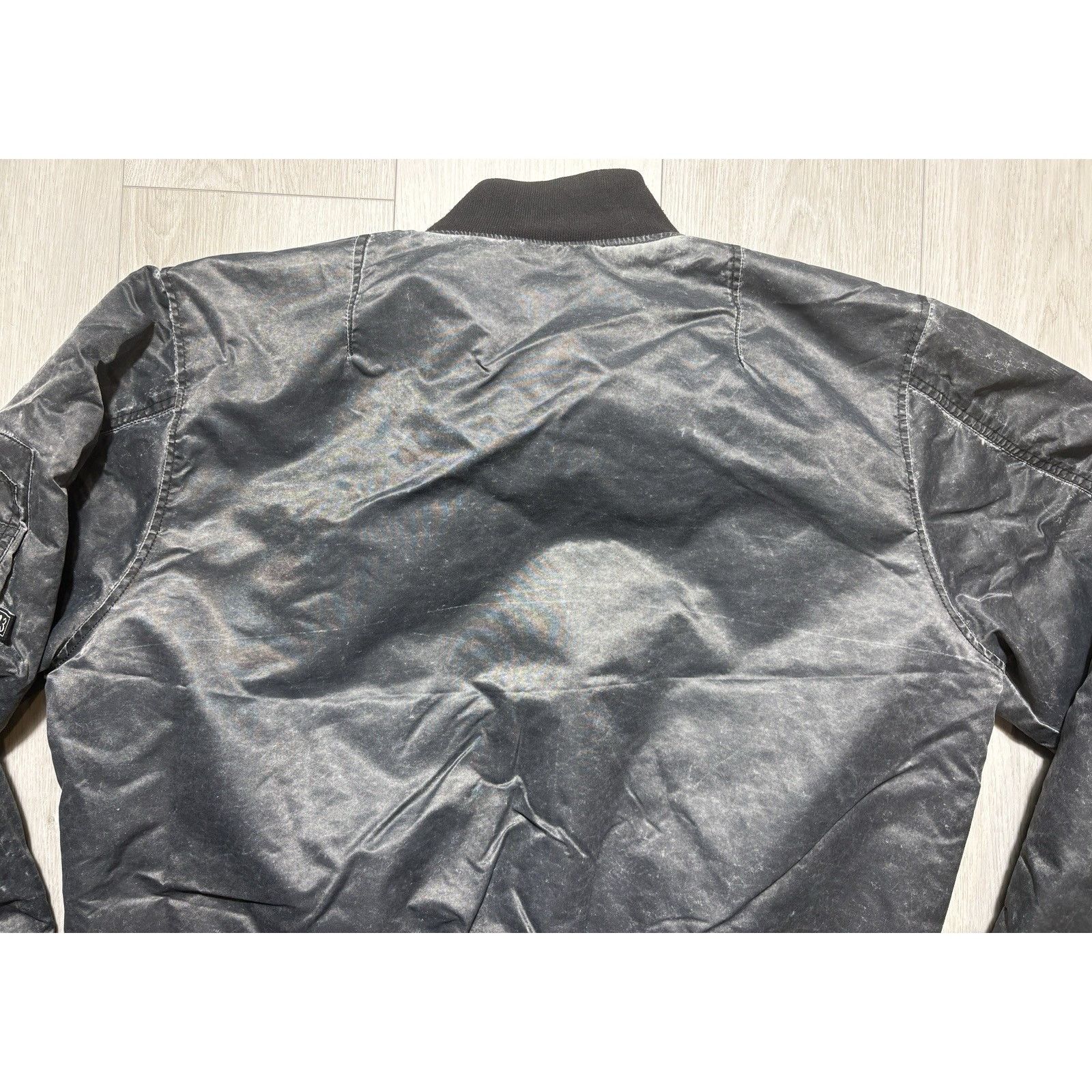 Lucky Brand Lucky Brand MA1 Flight Bomber Jacket Washed Military L Size US L / EU 52-54 / 3 - 12 Thumbnail