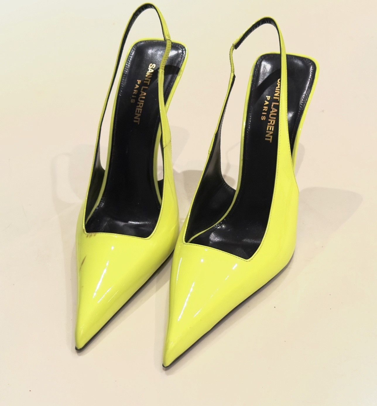 Saint Laurent Paris SAINT LAURENT - Vesper Patent Heels size 38.5 - brand new ! Size US 7.5 / IT 37.5 - 6 Thumbnail
