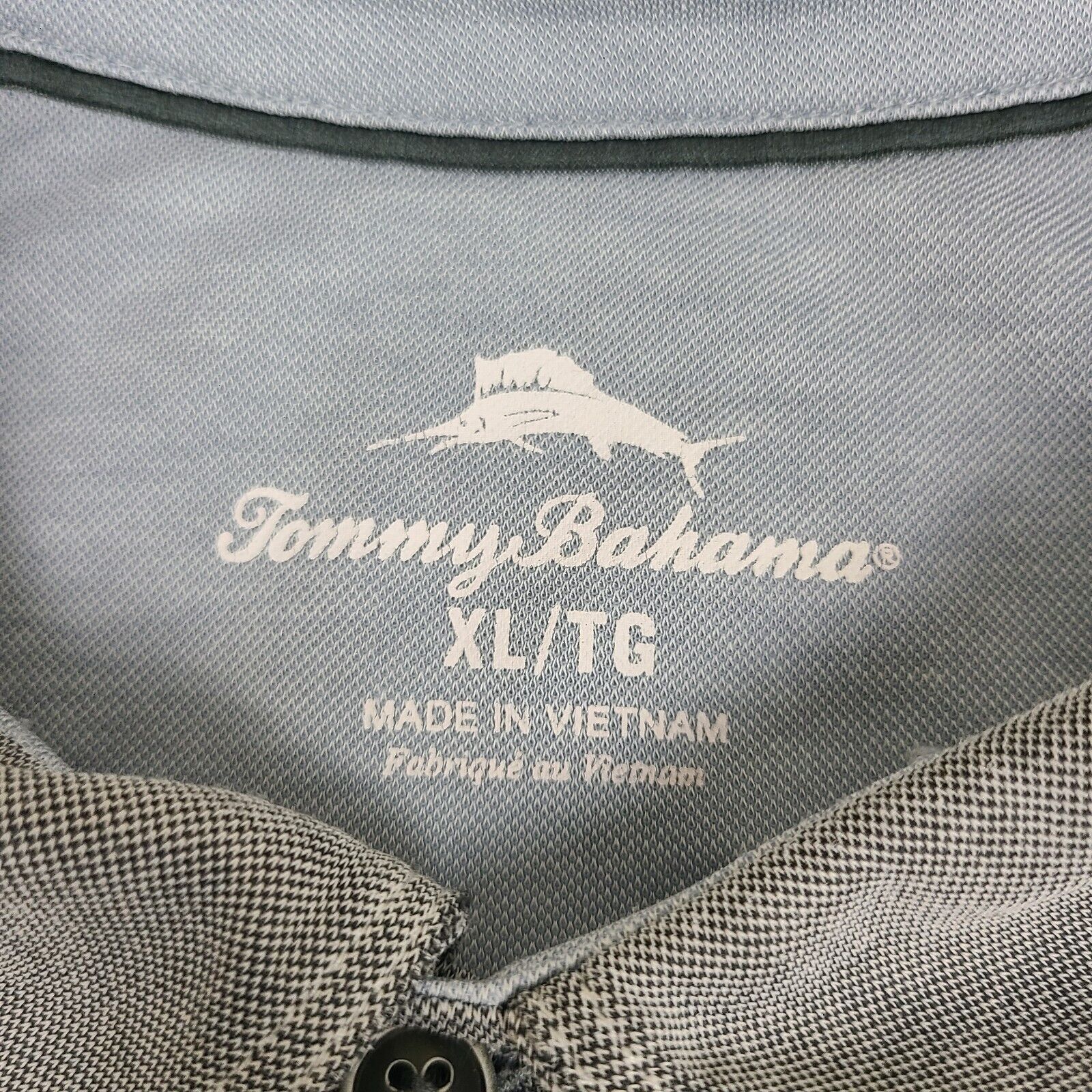 Tommy Bahama Tommy Bahama Shirt Mens XL Grey Short Sleeve Polo Embroidere Size US XL / EU 56 / 4 - 2 Thumbnail