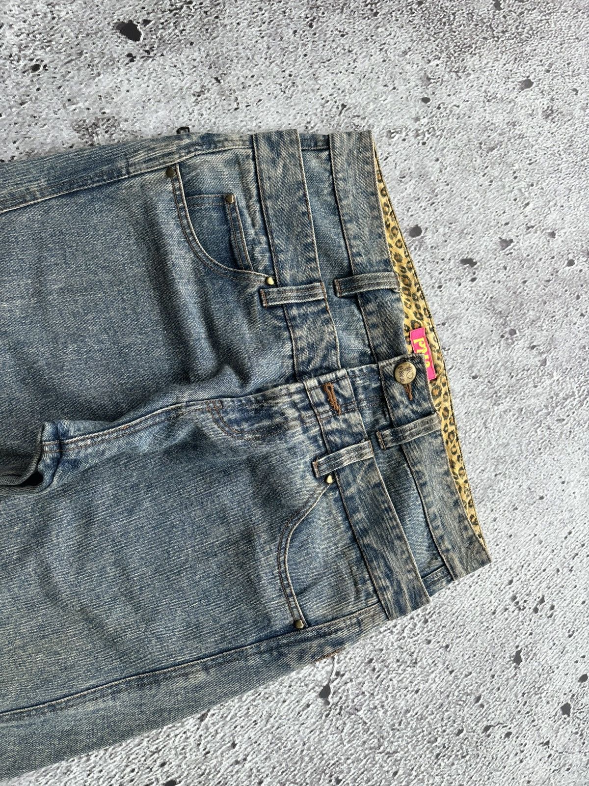Hysteric Glamour Y2k Pma Leopard zipper punk style Jeans Size US 32 / EU 48 - 4 Thumbnail