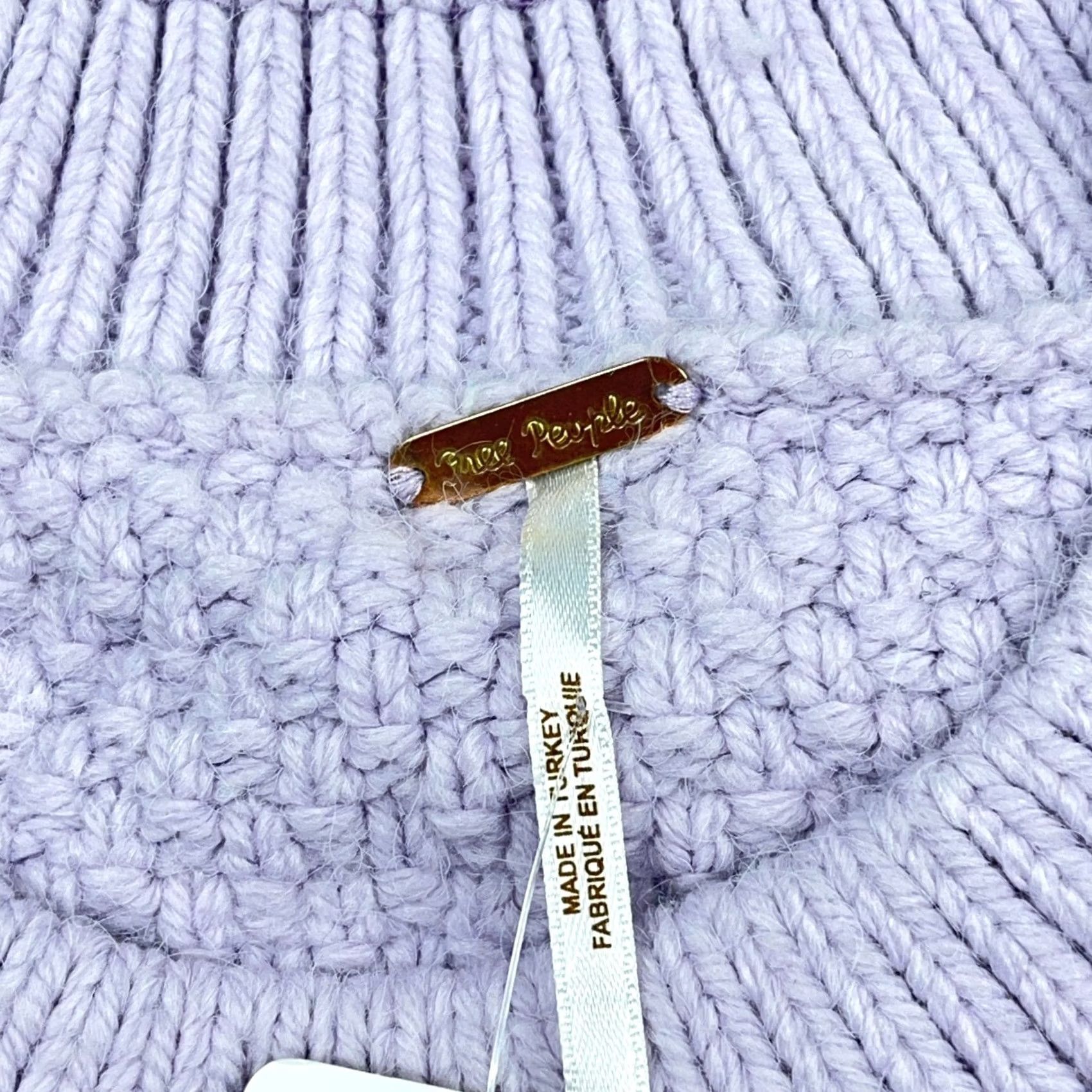 Free People Free People Marlie Sweater Women Medium Purple Lavender Evereve Tunic Cable Knit Size M / US 6-8 / IT 42-44 - 5 Thumbnail