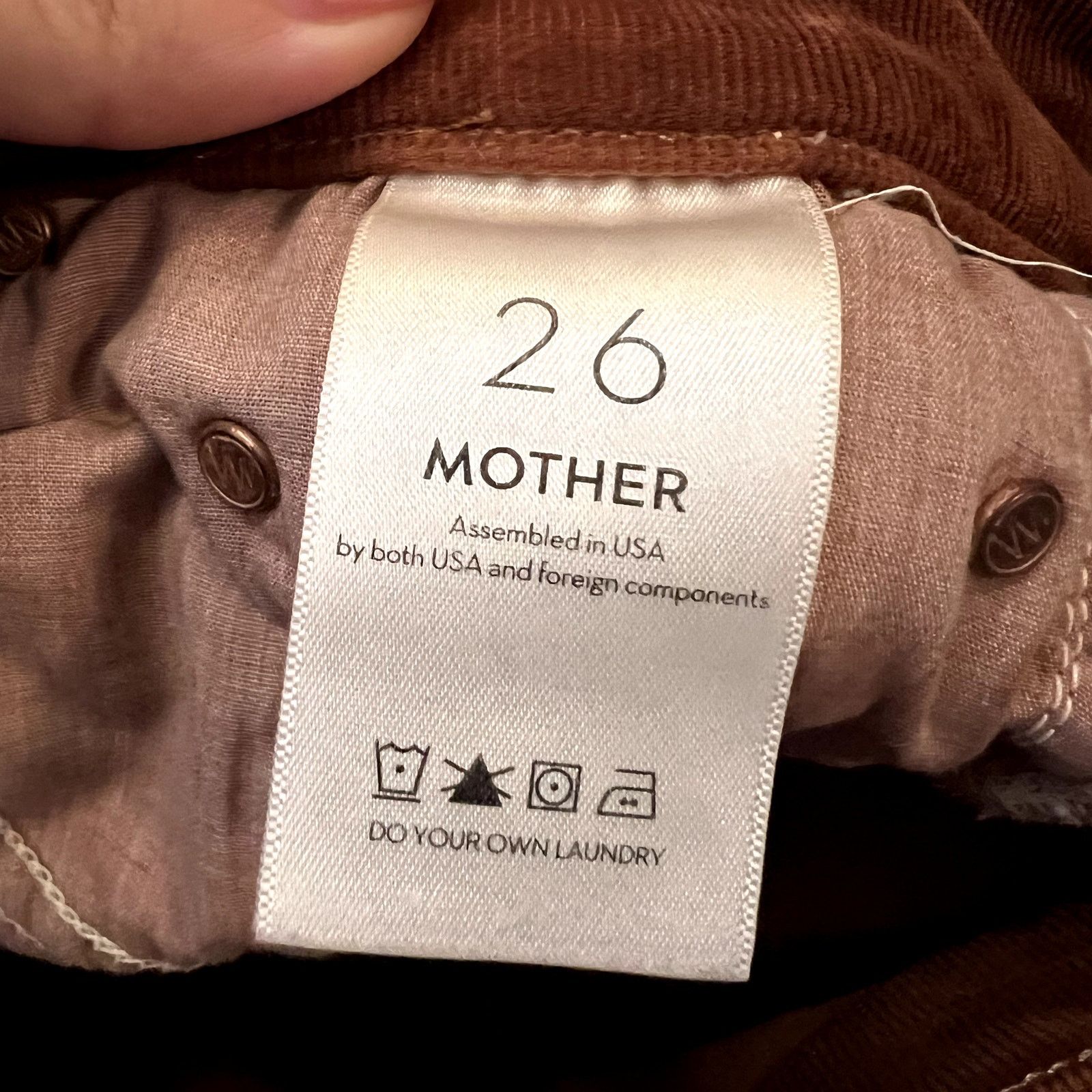 MOTHER Mother The tomcat ankle Pants Hopscotch brown corduroy pants Size 26" / US 2 / IT 38 - 9 Thumbnail