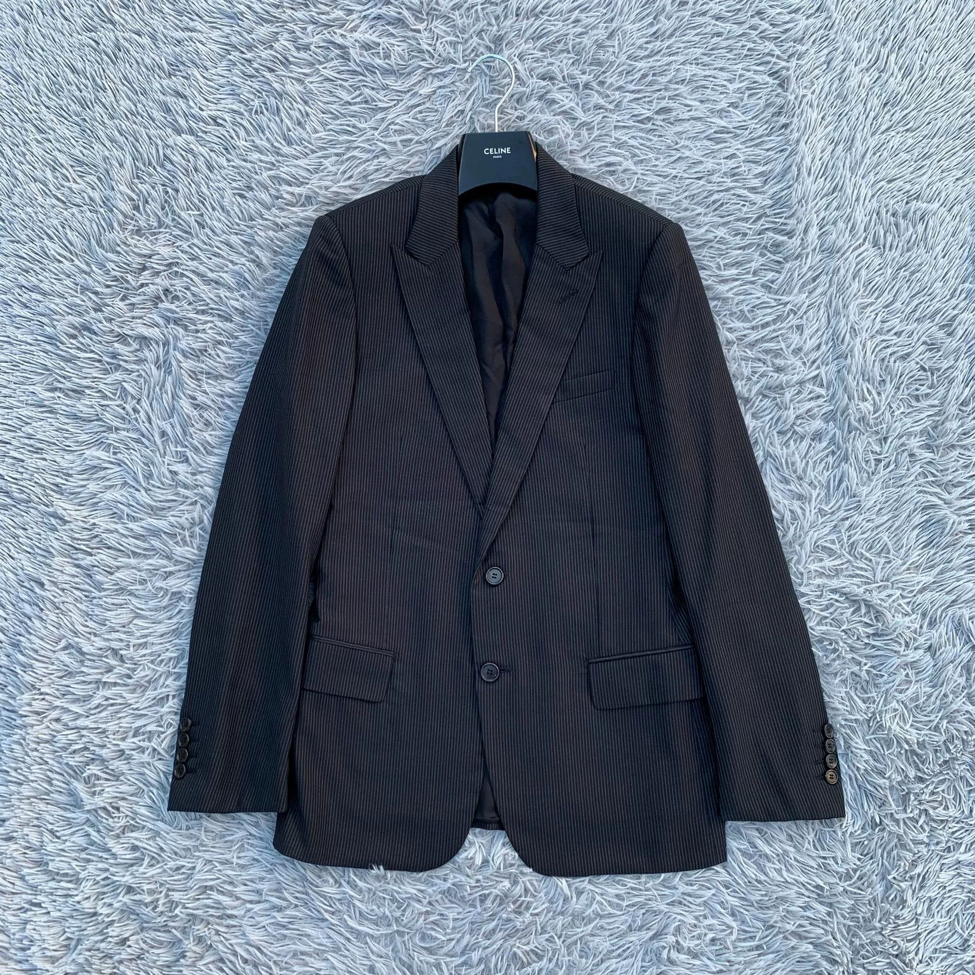 Dior Dior Homme Striped Wool Suit Size US M / EU 48-50 / 2 - 1 Thumbnail