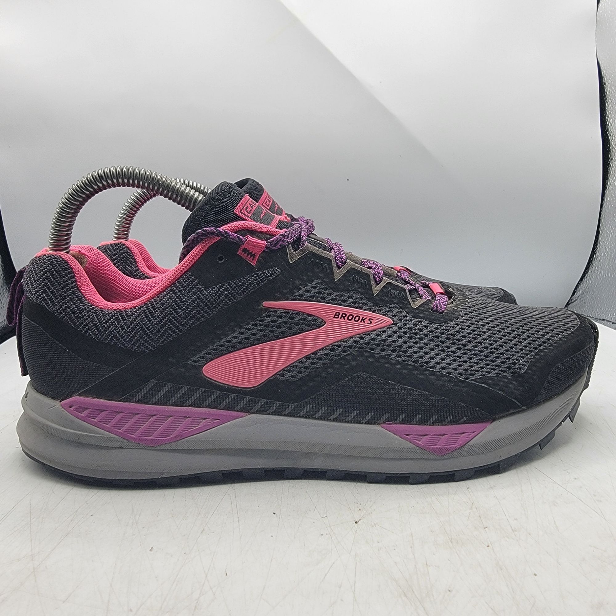Brooks Brooks Cascadia 14 Womens 8 Black Pink Athletic Shoes Hiking Size US 8 / IT 38 - 14 Thumbnail