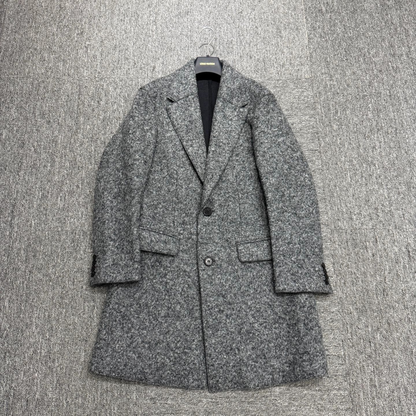 Neil Barrett Gray Wool Blend Long Coat - Size S Size US S / EU 44-46 / 1 - 1 Thumbnail