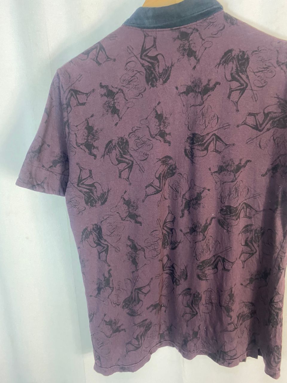 Japanese Brand × Seditionaries Fullprint polo shirt half button up by smack engineer Size US M / EU 48-50 / 2 - 9 Thumbnail